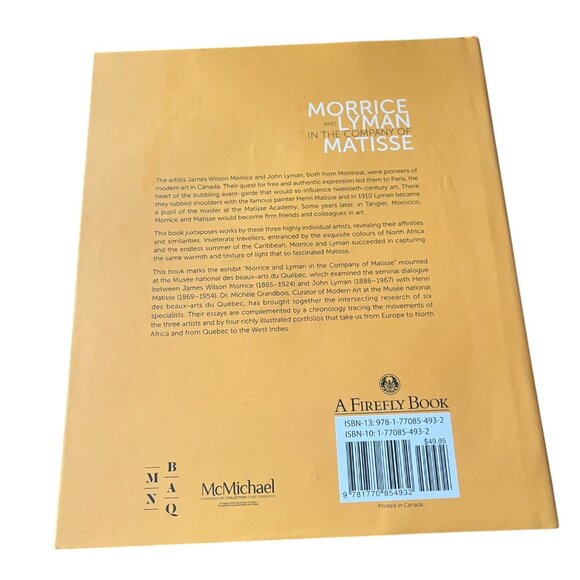 Morrice and Lyman in the Company of Matisse Coffee Table Art Book Canadian 2015 - Picture 2 of 6